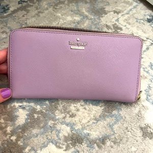 Purple Kate Spade wallet